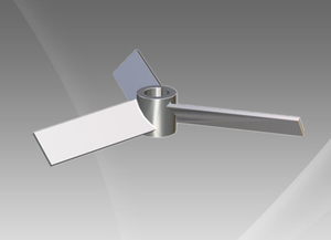 三叶开启涡轮式搅拌器